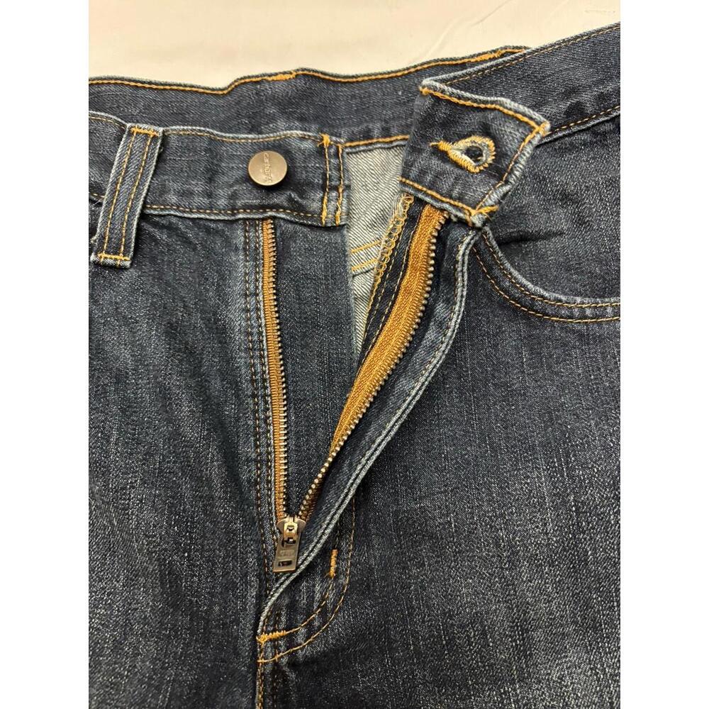 Men’s Carhartt Relaxed Fit Straight Leg Dark Wash Jeans Size 32x36 - Picture 7 of 7